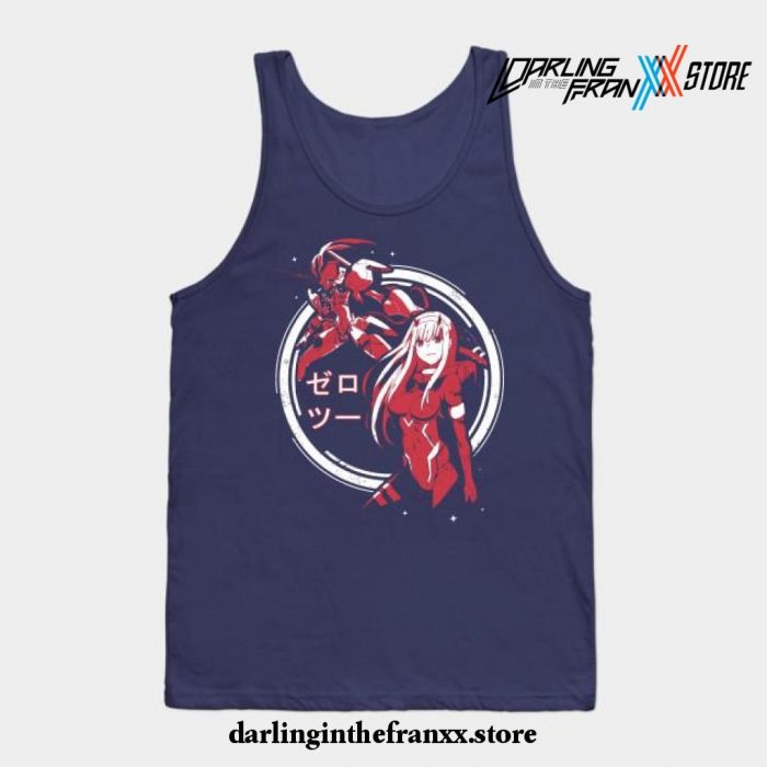 Zero Two - Strelitzia Darling In The Frankk Tank Top Navy Blue / S