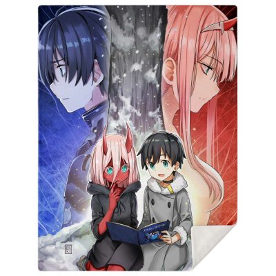 86ef0d4212888f59969dabfb2a8b9f6e blanket vertical flat flat extralarge - Darling In The FranXX Store