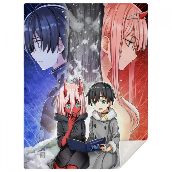 86ef0d4212888f59969dabfb2a8b9f6e blanket vertical flat - Darling In The FranXX Store