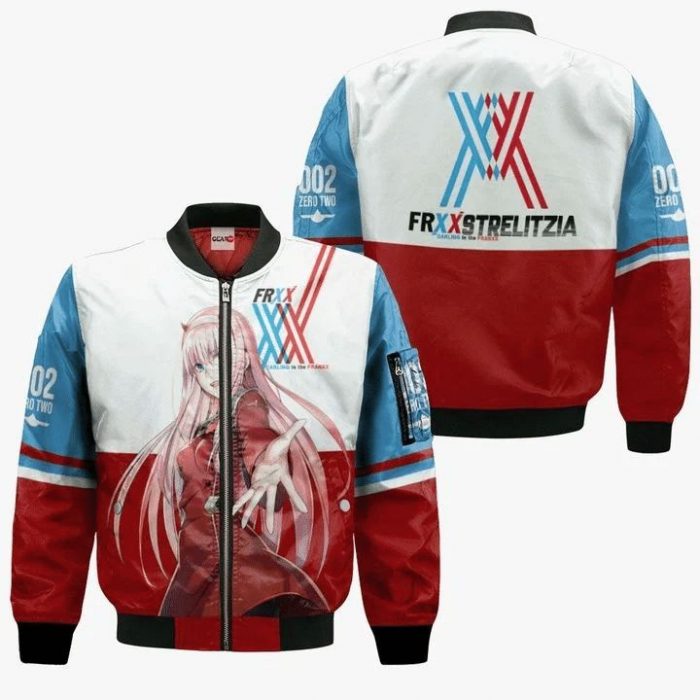 Darling In The Franxx Zero Two Anime Manga 3D Bomber - Darling In The FranXX Store