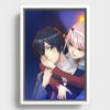 hiro darling in the franxx4622942 framed canvas - Darling In The FranXX Store