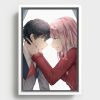 hiro darling in the franxx4623012 framed canvas - Darling In The FranXX Store