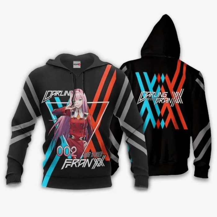 zero two anime manga darling in the franxx 3d zip hoodieh5rmz - Darling In The FranXX Store