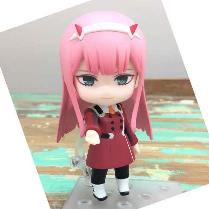 10CM Amine Figure Darling in the FRANXX Q Version Uniform Combat Uniform Dolls Toy Gift Collect 3 - Darling In The FranXX Store