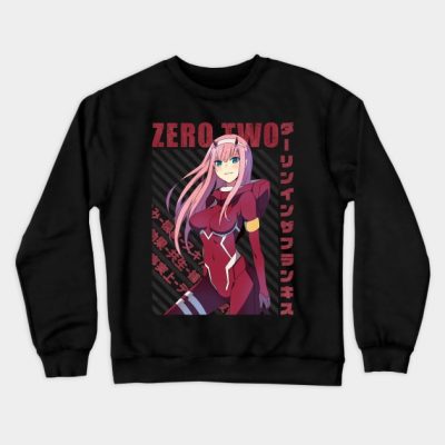 Darling In The Franxx Zero Two Crewneck Sweatshirt Official Cow Anime Merch