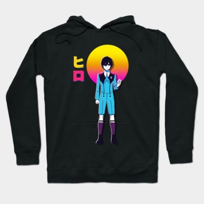 Hiro Darling In The Franxx Anime Vaporwave Hoodie Official Cow Anime Merch