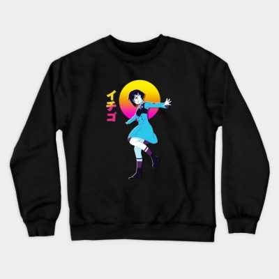 Ichigo Darling In The Franxx Anime Retrowave Crewneck Sweatshirt Official Cow Anime Merch