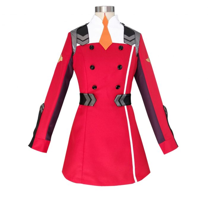 Anime DARLING In The Franxx 02 Red Cosplay Costume Zero Two Cosplay Women Costume Dress Full 3 - Darling In The FranXX Store