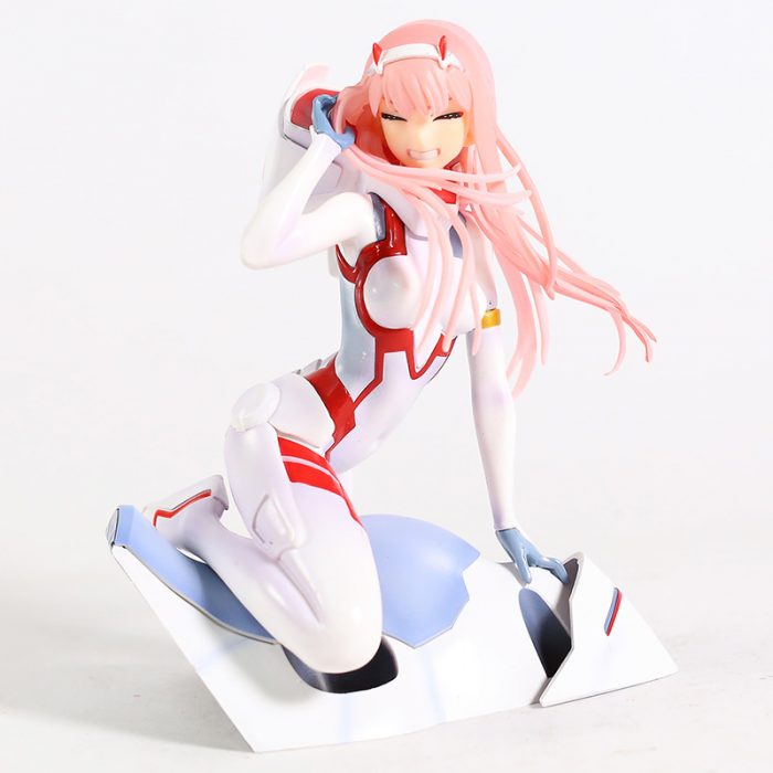 Anime Figure Darling in the FRANXX Figure Zero Two 02 Red White Clothes Sexy Girls PVC 2 - Darling In The FranXX Store