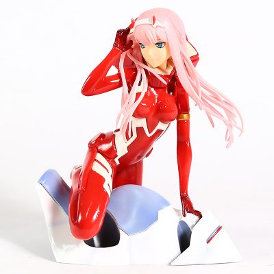 Anime Figure Darling in the FRANXX Figure Zero Two 02 Red White Clothes Sexy Girls PVC 3 - Darling In The FranXX Store