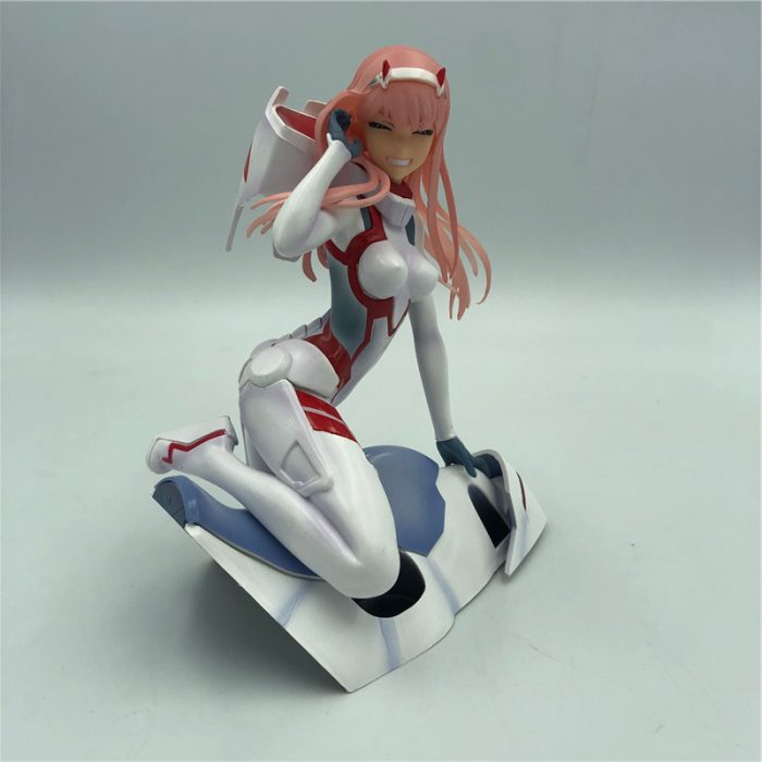 Anime Figure Darling in the FRANXX Figure Zero Two 02 Red White Clothes Sexy Girls PVC 7 - Darling In The FranXX Store