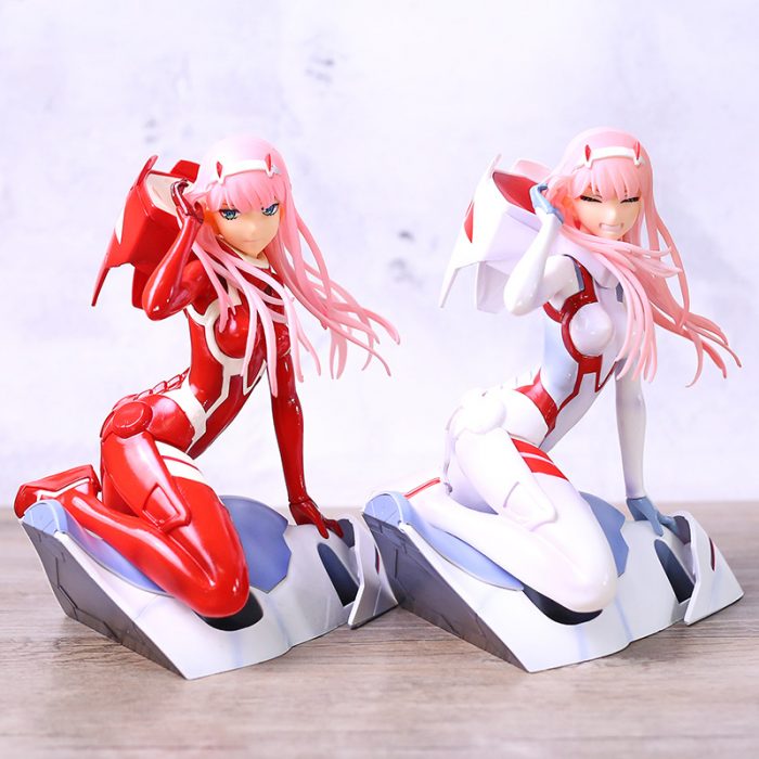 Anime Figure Darling in the FRANXX Figure Zero Two 02 Red White Clothes Sexy Girls PVC - Darling In The FranXX Store