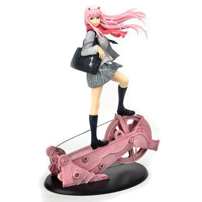 Anime Figure Darling in the FRANXX Figure Zero Two 02 Red White Clothes Sexy Girls PVC 9 - Darling In The FranXX Store