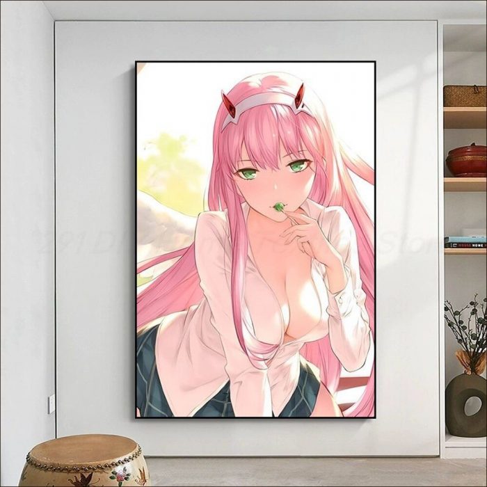 DARLING In The FRANXX Poster Anime Posters Sticky HD Quality Poster Wall Art Painting Study Wall 4 - Darling In The FranXX Store
