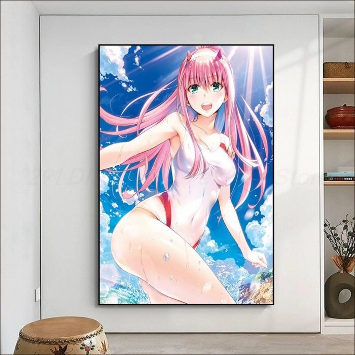 DARLING In The FRANXX Poster Anime Posters Sticky HD Quality Poster Wall Art Painting Study Wall 6 - Darling In The FranXX Store