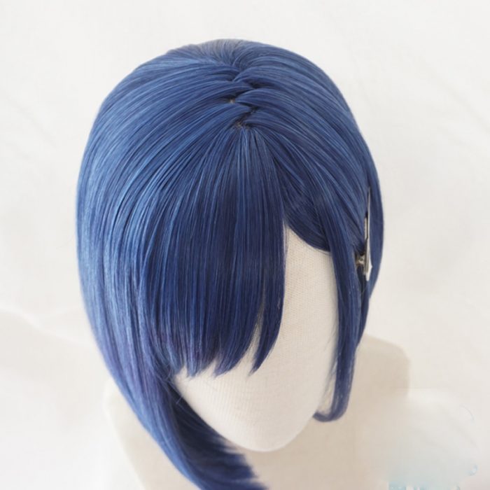 DARLING in the FRANXX 015 Cosplay Wigs Ichigo Wigs 24cm Short Blue Synthetic Hair Perucas Cosplay 2 - Darling In The FranXX Store