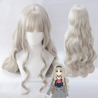 DARLING in the FRANXX 556 Cosplay Wigs Kokoro Wigs 80cm Long Wavy Synthetic Hair Perucas Cosplay - Darling In The FranXX Store