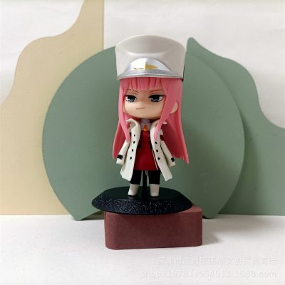 Darling in the FranXX Anime Figure 02 ZERO TWO Kawaii Model Cute Standing New 10CM PVC 3 - Darling In The FranXX Store