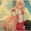 Japanese Anime DARLING in the FRANXX Retro Poster Decoration Bedroom Living Room Kraft Paper Poster High.jpg 640x640 38 - Darling In The FranXX Store