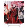 Musife Custom Darling in the FRANXX Shower Curtain Waterproof Polyester Fabric Bathroom With Hooks DIY Home - Darling In The FranXX Store