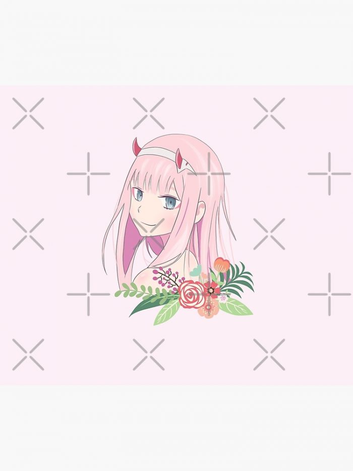 Zero Two, Darling In The Franxx Tapestry Official Cow Anime Merch