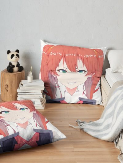 Miku Darling In The Franxx Present Throw Pillow Official Cow Anime Merch
