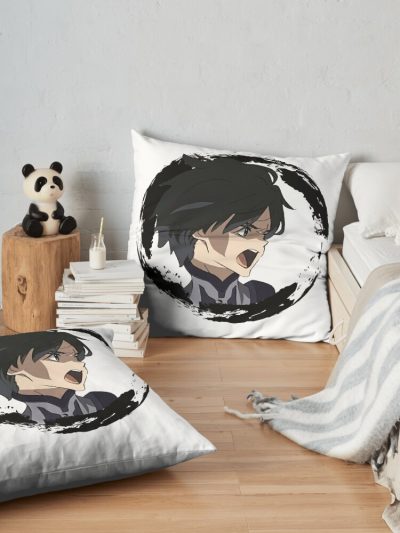 Hiro, Darling In The Franxx, Hiro Darling In The Franxx Throw Pillow Official Cow Anime Merch