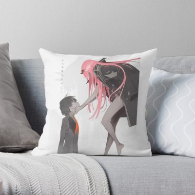 Darling In The Franxx Throw Pillow Official Cow Anime Merch