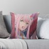 Darling In The Franxx Pillow Throw Pillow Throw Pillow Official Cow Anime Merch