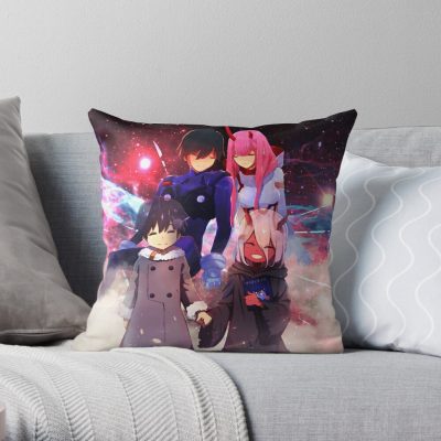 Darling In The Franxx 3 Throw Pillow Official Cow Anime Merch