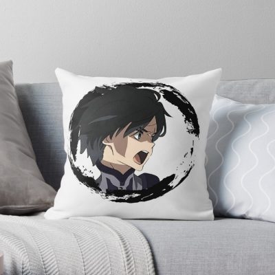 Hiro, Darling In The Franxx, Hiro Darling In The Franxx Throw Pillow Official Cow Anime Merch