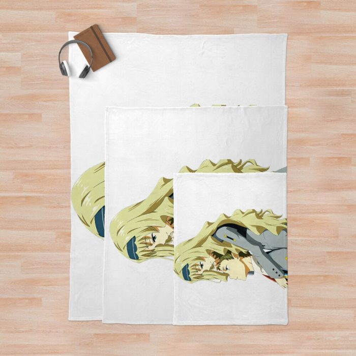 Kokoro Darling In The Franxx Present Throw Blanket Official Cow Anime Merch