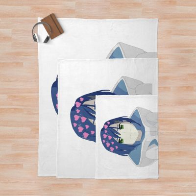 Ichigo Darling In The Franxx 015 (Pink Heart) Throw Blanket Official Cow Anime Merch