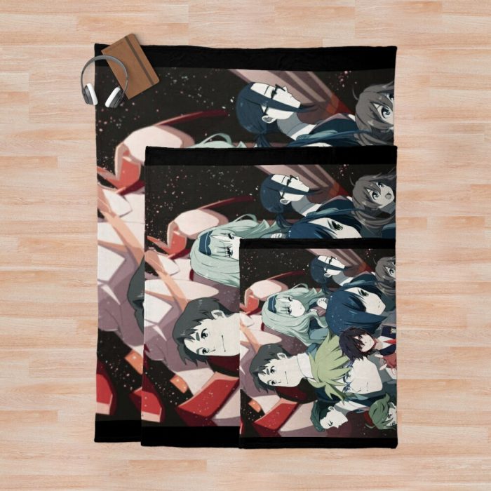 Darling In The Franxx Anime Throw Blanket Official Cow Anime Merch