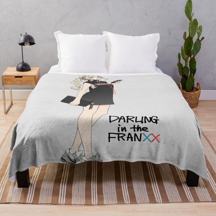 Kokoro Darling In The Franxx Throw Blanket Official Cow Anime Merch