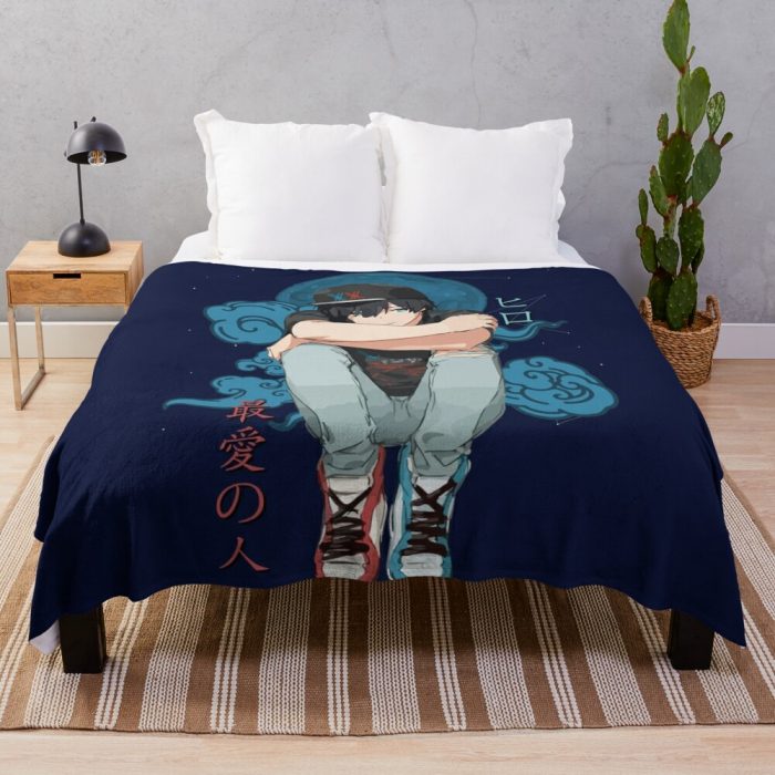 Hiro San Throw Blanket Official Cow Anime Merch