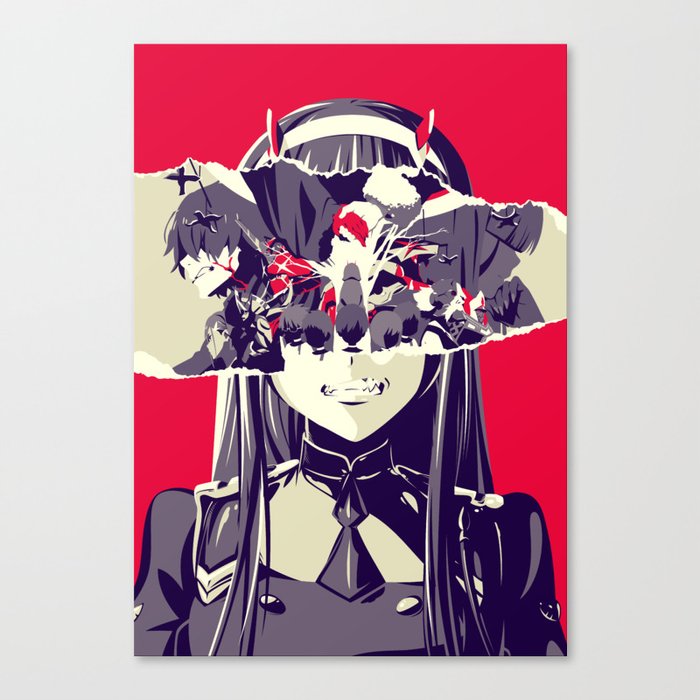 rage darling in the franxx poster canvas 1 - Darling In The FranXX Store