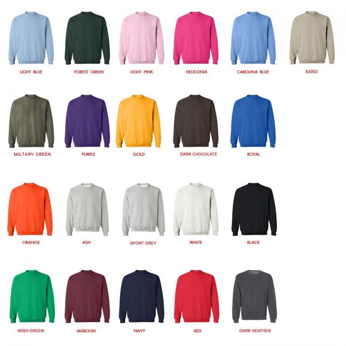 sweatshirt color chart - Darling In The FranXX Store